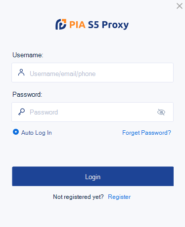 Pia S5 Proxy Launch