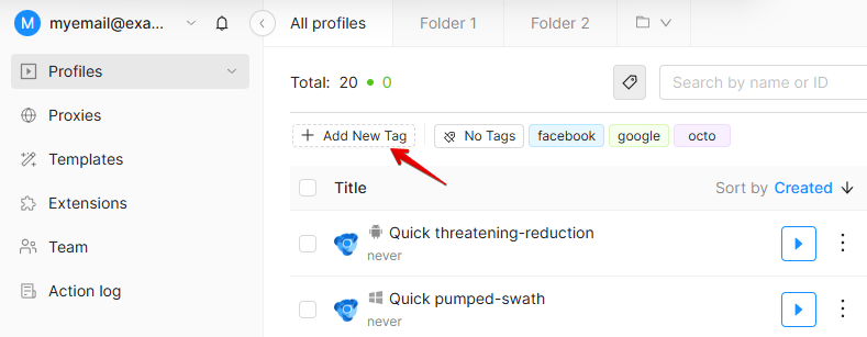 Tags Creation2 Tags Creation2