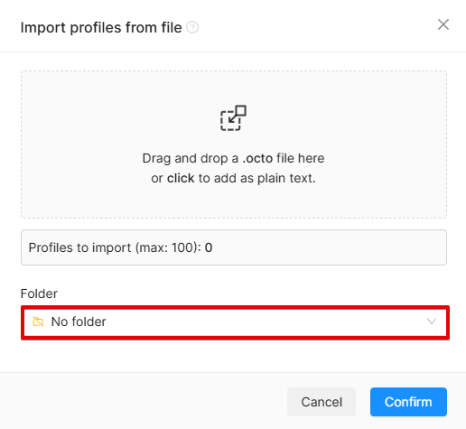 Import Folder