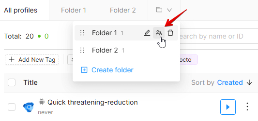 Folder permissions Folder permissions